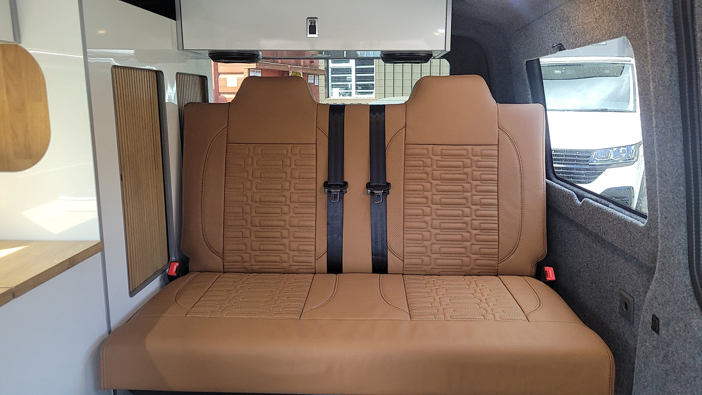 Napa Leather Upholstery example of custom upholstery available for the M1 tested Eazy bed