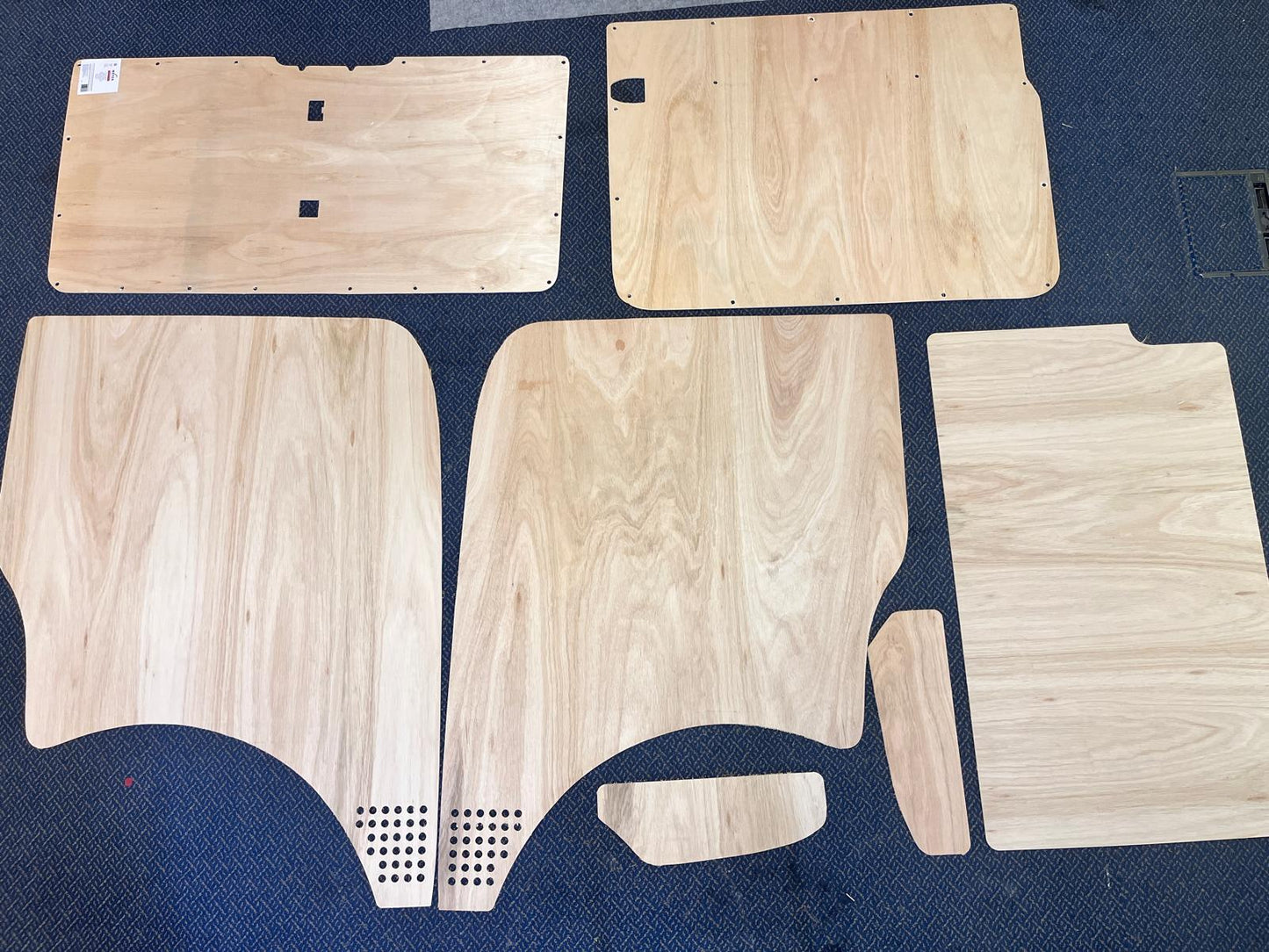 VW T5 & T6 Side Plywood Lining Panel kit