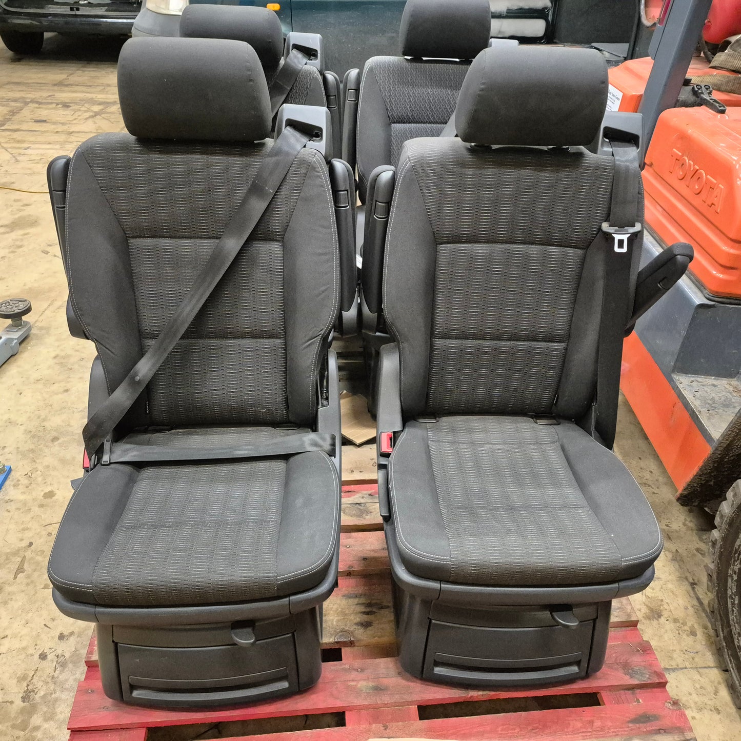 VW T5 or T6 Caravelle Single Rear Seats - Pandu Fabric