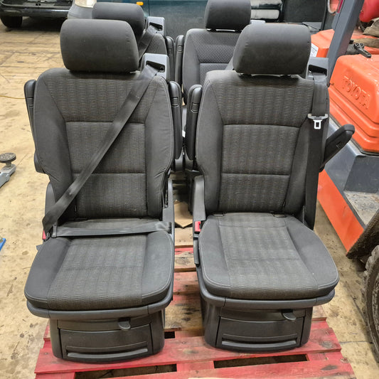 VW T5 or T6 Caravelle Single Rear Seats - Pandu Fabric