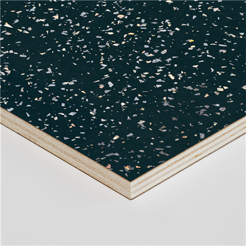 15mm Lightweight Furniture Plywood - Gloss Black Sparkle