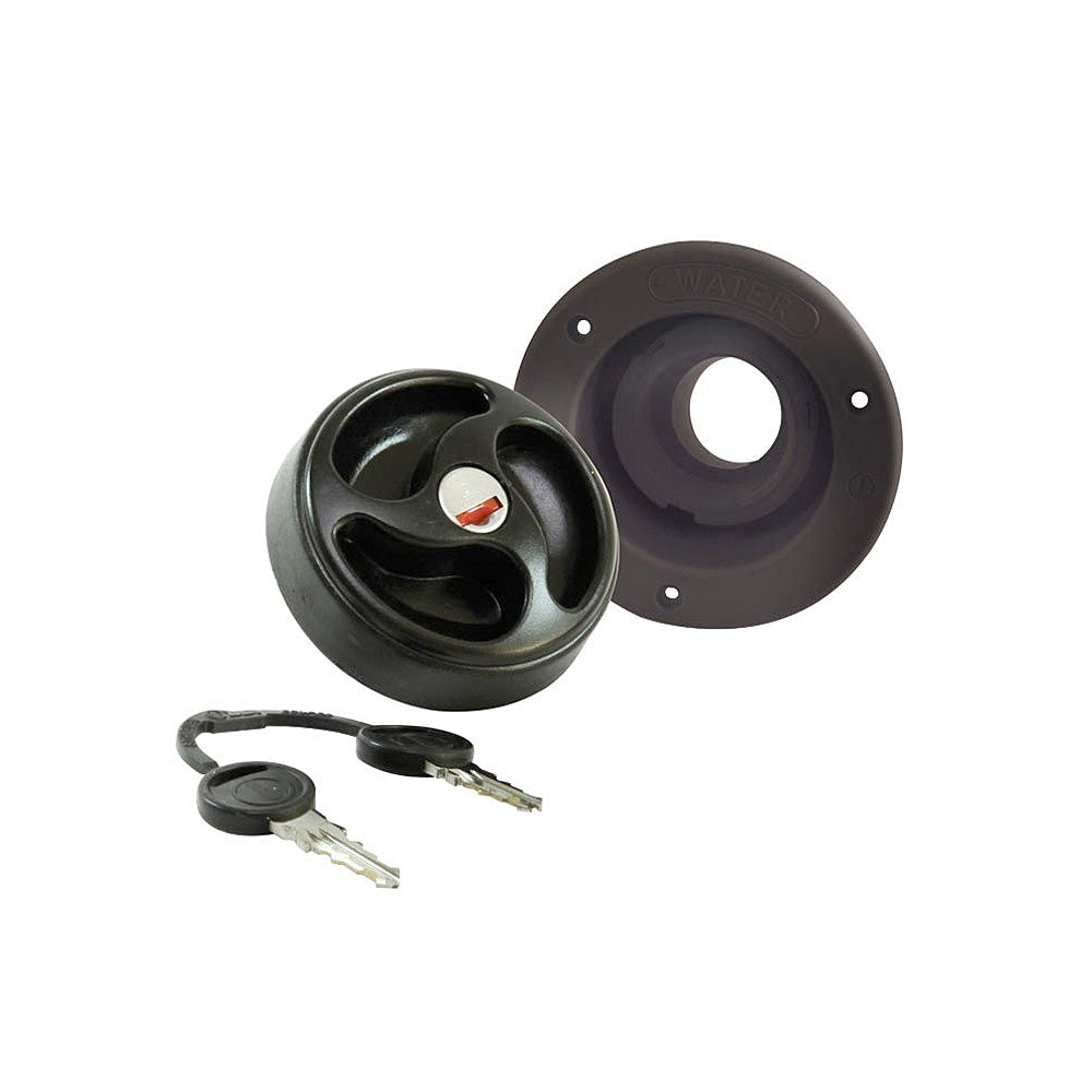 Water Filler Inlet - 40mm - Black