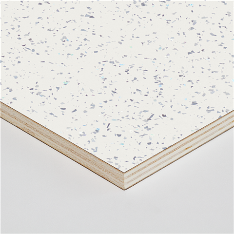 15mm Lightweight Furniture Plywood - Gloss White Sparkle